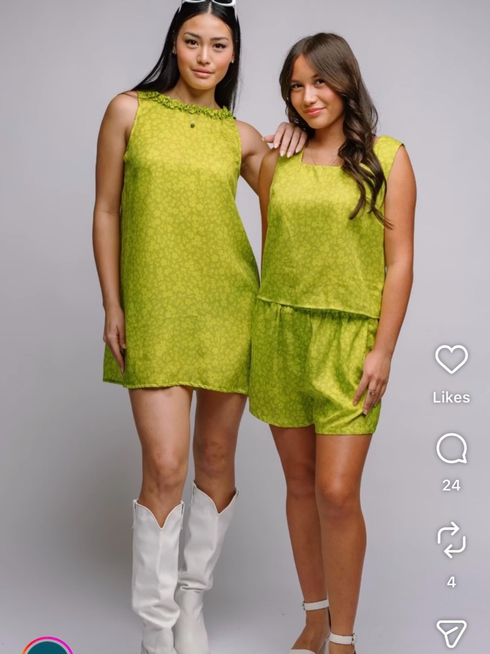 Kamea designs short and top set